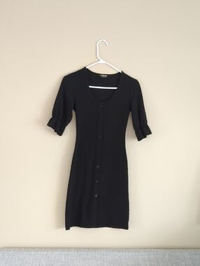 2 Tall Fashion Union Black Dress Stretchy